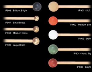 高音木琴槌Innovative Bell Mallets - James Ross 1 1/8” Brilliant Bright (IP906)