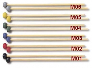 高音木琴槌Playwood Rubber Head Mallet -Very Hard Black (M-01)