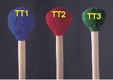 Grover Gong Mallet - Hard Green (TT3)