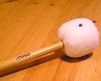 A.Putnam Bass Drum Mallet - Medium General Bamboo (BD1)