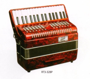 低音32鍵合奏手風琴CADESON(RT3-32B)