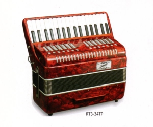 低音34鍵合奏手風琴CADESON(RT3-34B)