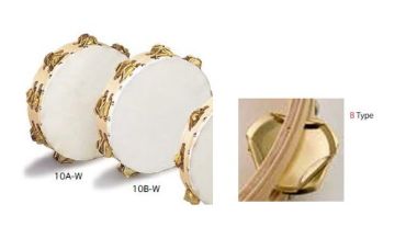 鈴鼓 PLAYWOOD 10B-W (10吋/雙排鈴)