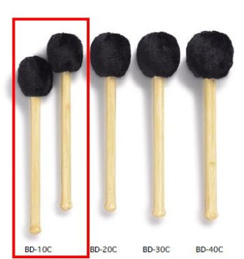 大鼓棒 PLAYWOOD BD-10C(一付)